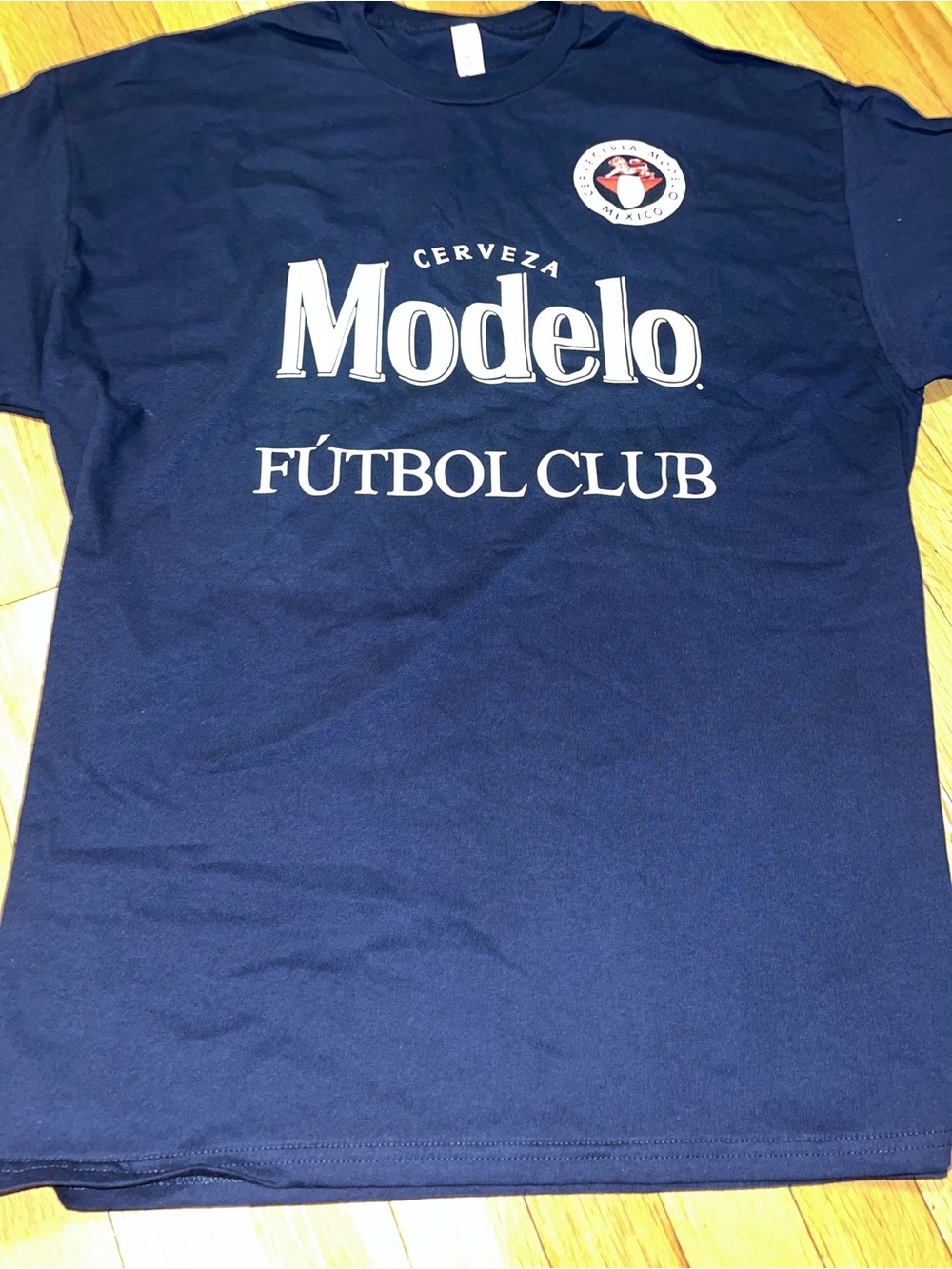 Jerzees Navy Modelo México Fútbol Club Graphic T-Shirt (XL)
